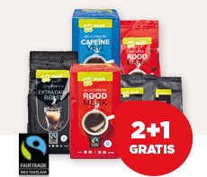 PLUS KOFFIE SNELFILTER, BONEN OF KOFFIECUPS