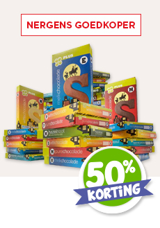 PLUS FAIRTRADE CHOCOLADELETTERS