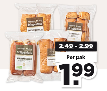 SCHAPENDONK KOELVERSE SNACKBROODJES