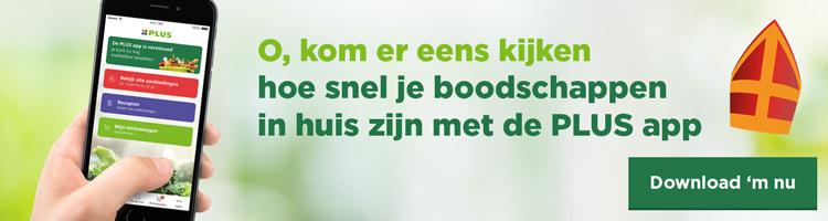 O, kom er eens kijken hoe snel je boodschappen in huis zijn met de PLUS appp | Download 'm nu