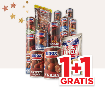UNOX KNAKS, BROODJE ROOKWORST OF MINI ROOKWORSTJES