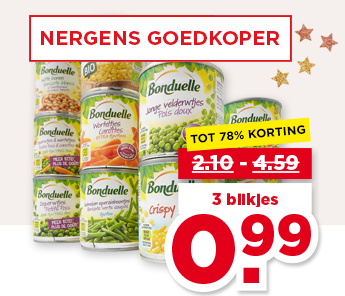 BONDUELLE GROENTE