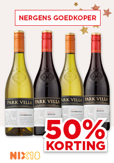 PARK VILLA CHARDONNAY, MERLOT OF ROSÉ