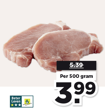 PLUS BETER LEVEN VARKENSFILETLAPJES NATUREL