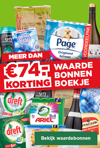 WAARDEBONNENBOEKJE | MEER DAN €74.- KORTING | Bekijk waardebonnen