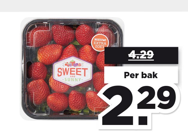 Sweet & Sunny Aardbeien | Bekijk aanbieding