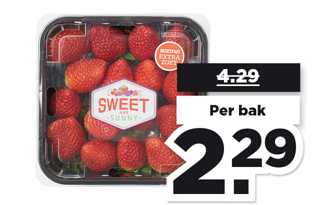 Sweet & Sunny Aardbeien | Bekijk aanbieding