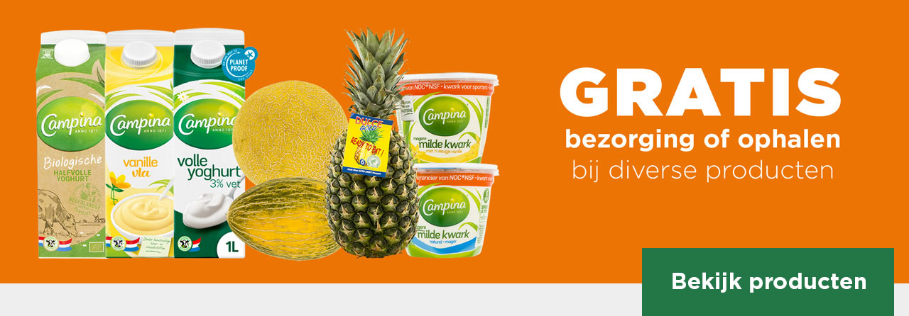 GRATIS bezorging of ophalen bij diverse producten | Bekijk producten