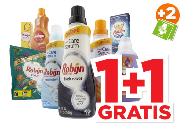 Robijn Wasmiddel of geurstokjes | Bekijk aanbieding