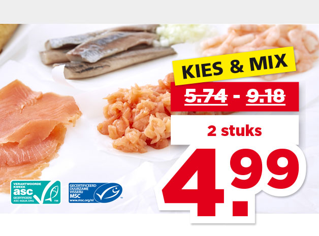 Kies & Mix Vis | Bekijk aanbieding