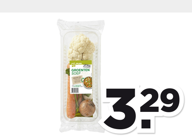 PLUS Pakket voor groentesoep | Bekijk Laagblijver