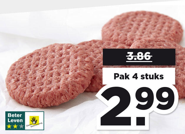PLUS Blonde d’Aquitaine Hamburgers | Bekijk aanbieding
