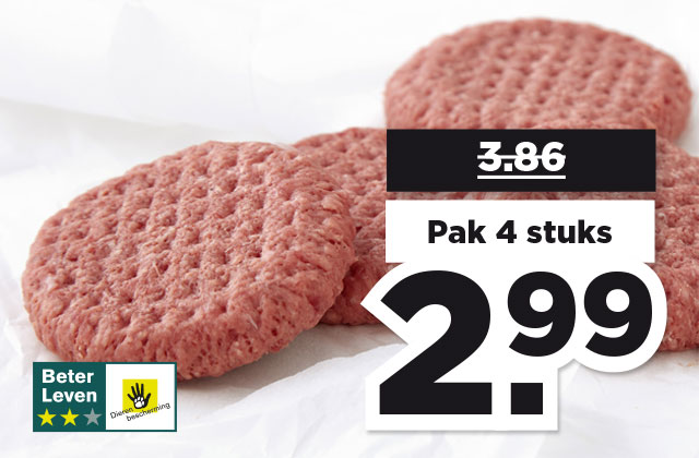 PLUS Blonde d’Aquitaine Hamburgers | Bekijk aanbieding