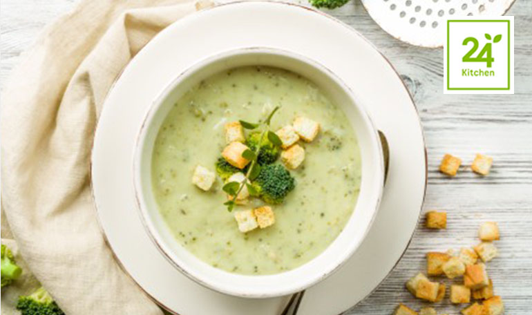 Broccoli-bloemkoolsoep | Bekijk recept