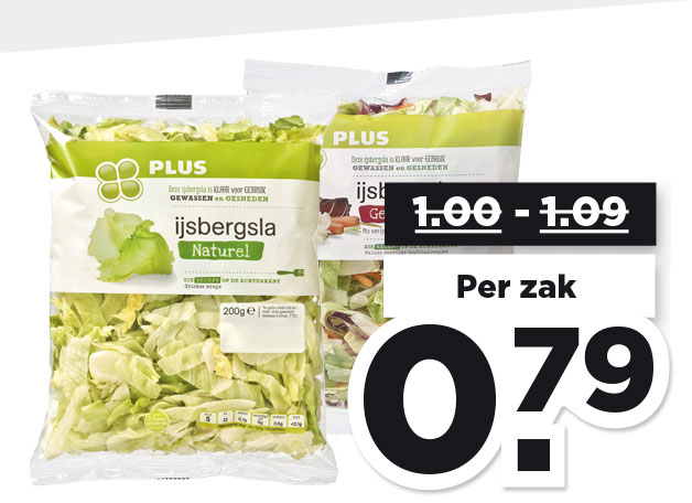 PLUS IJsbergsla | Bekijk aanbieding