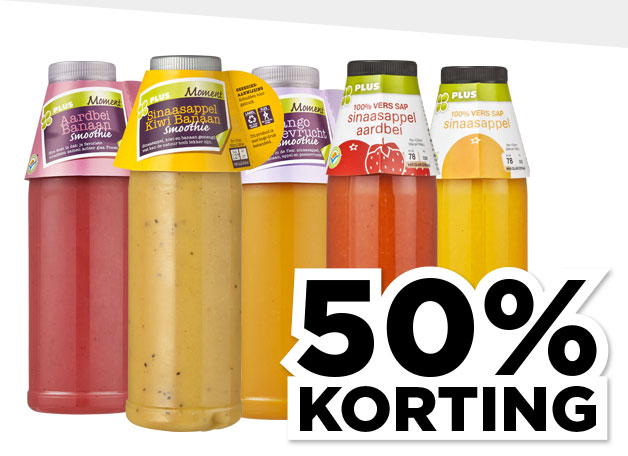 PLUS of PLUS Moment Verse sappen of smoothies | Bekijk aanbieding