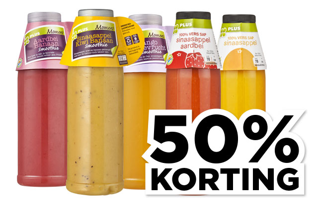 PLUS of PLUS Moment Verse sappen of smoothies | Bekijk aanbieding