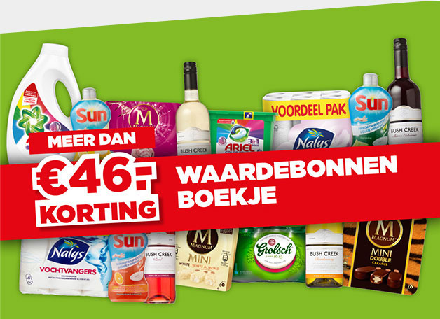 7 waardebonnen en GRATIS bezorging | Bekijk waardebonnen