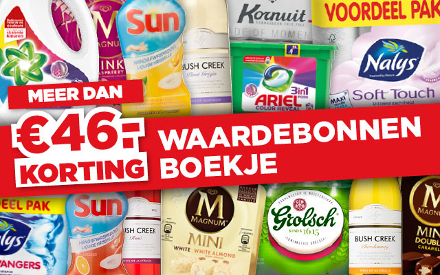 Extra voordeel én GRATIS* bezorging | Bekijk waardebonnen