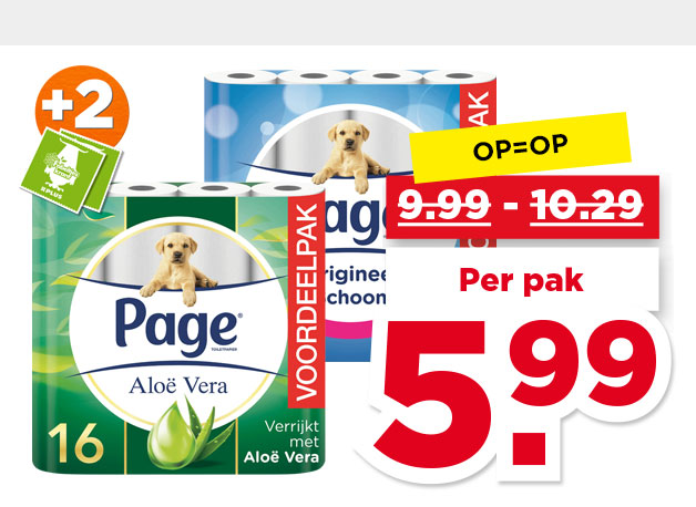 Page Origineel of Aloë Vera | Bekijk aanbieding