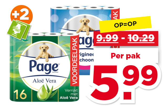 Page Origineel of Aloë Vera | Bekijk aanbieding