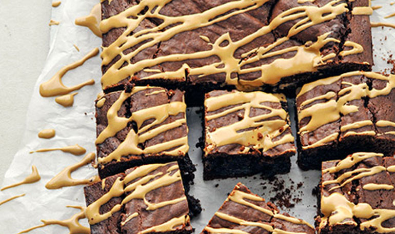 Brownies met koffieglazuur | Bekijk recept