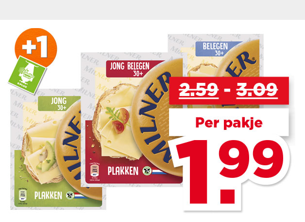 Milner Kaas plakken | Bekijk aanbieding