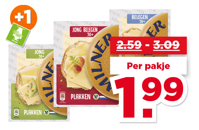 Milner Kaas plakken | Bekijk aanbieding