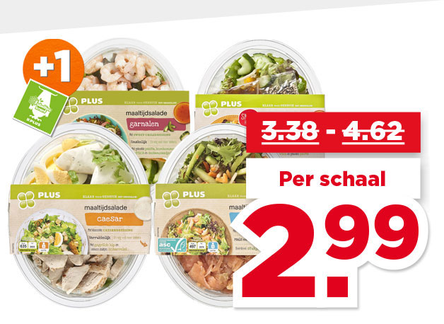 PLUS Maaltijdsalade | Bekijk aanbieding