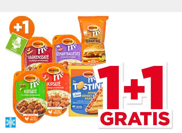 Mora Saté, balletjes, snackbroodjes of tostini’s | Bekijk aanbieding
