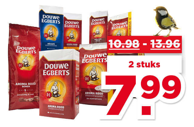 Douwe Egberts Aroma Rood koffie Snelfilter, bonen of pads | Bekijk aanbieding