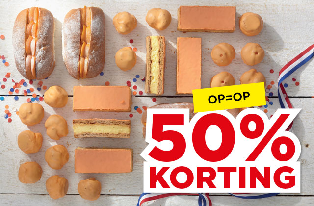 PLUS Oranje puddingbroodjes, oranje soesjes of oranje tompoucen | Bekijk aanbieding