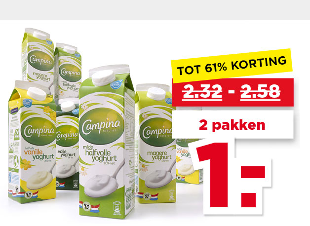 Campina Yoghurt | Bekijk aanbieding