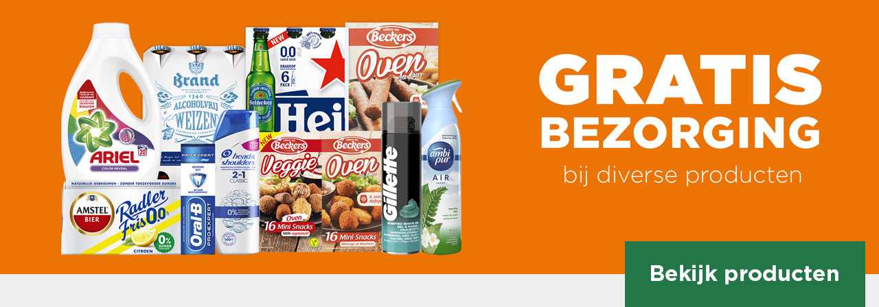 GRATIS BEZORGING bij diverse producten | Bekijk producten