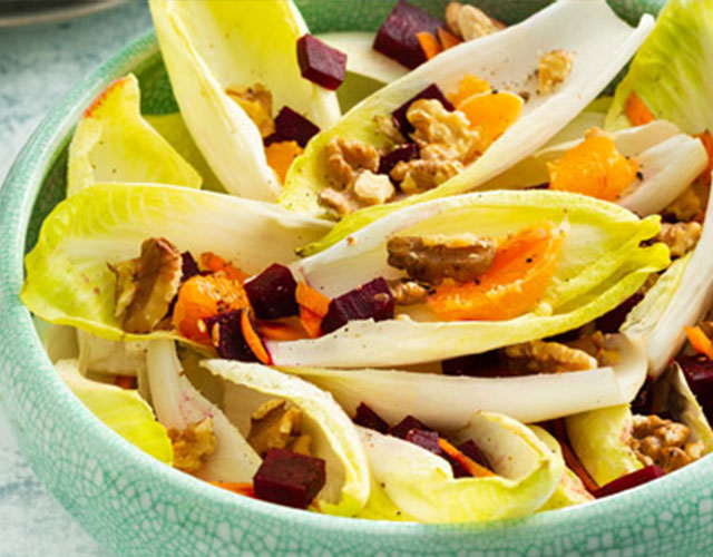 Witlof salade met mandarijn | Naar recept