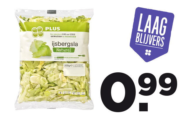 PLUS IJsbergsla | Bekijk Laagblijvers