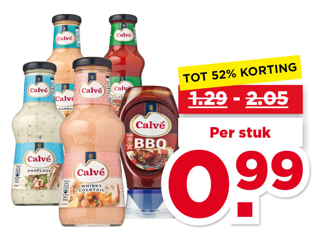 Calvé Party- of snacksaus | Bekijk aanbieding