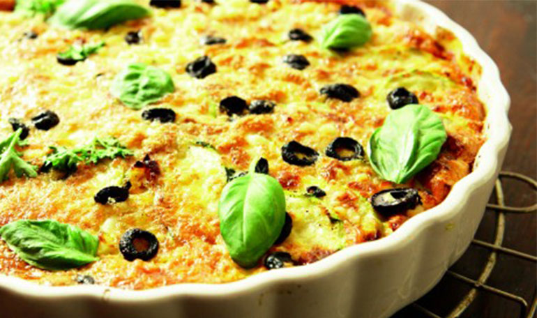 Ovenschotel van courgette en tomaat | Naar recept
