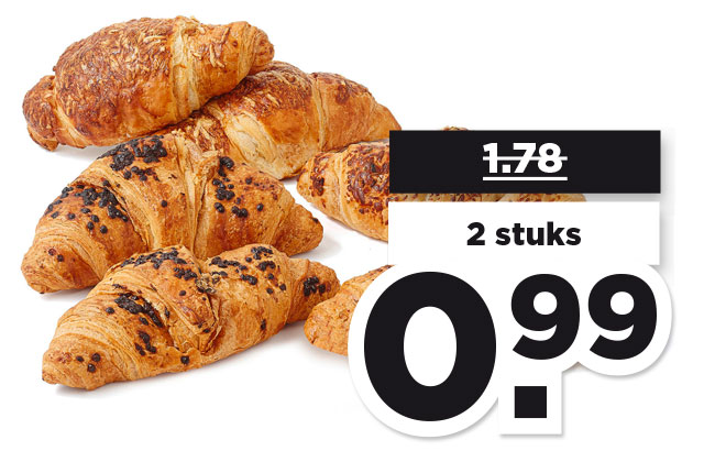 PLUS Gevulde croissants | Bekijk aanbieding
