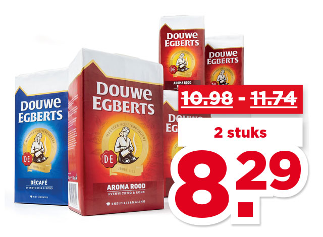 Douwe Egberts Koffie Aroma Rood snelfilter | Bekijk aanbieding
