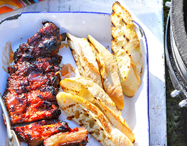 Spareribs met watermeloen | Naar recept