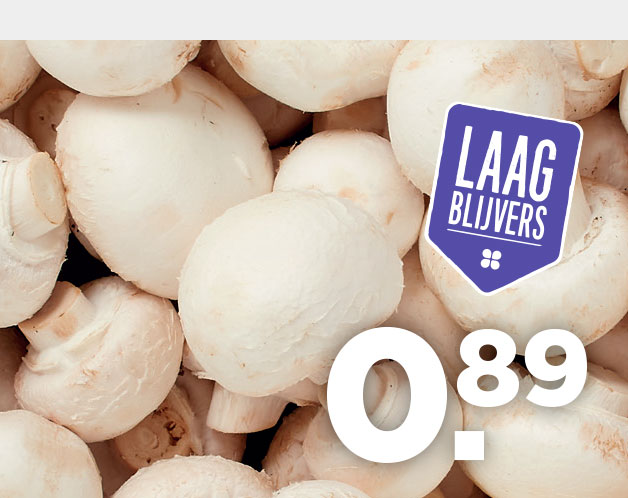 Champignons wit | Bekijk Laagblijvers