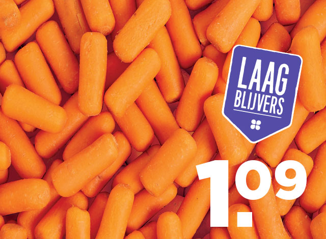 PLUS Geschrapte worteltjes | Bekijk Laagblijvers