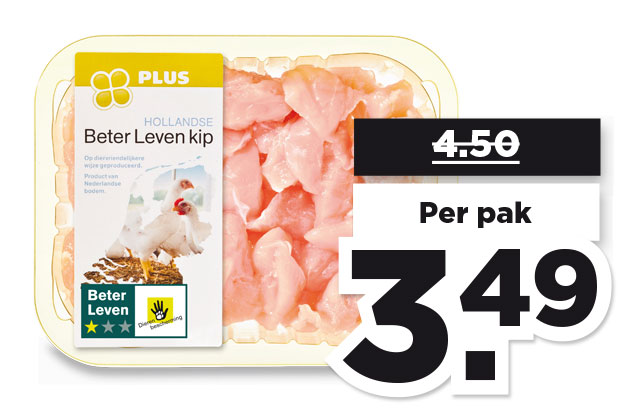 PLUS Kipfiletblokjes | Bekijk aanbieding
