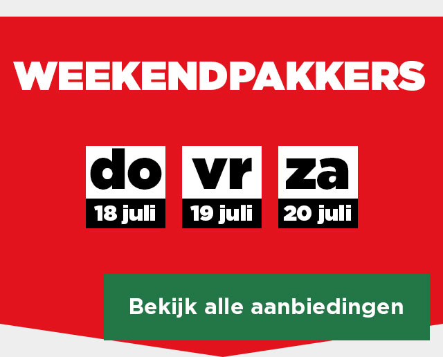 WEEKENDPAKKERS | Bekijk alle aanbiedingen