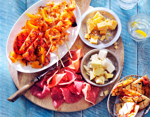 Borrelen bij de BBQ | Bekijk borrelplank