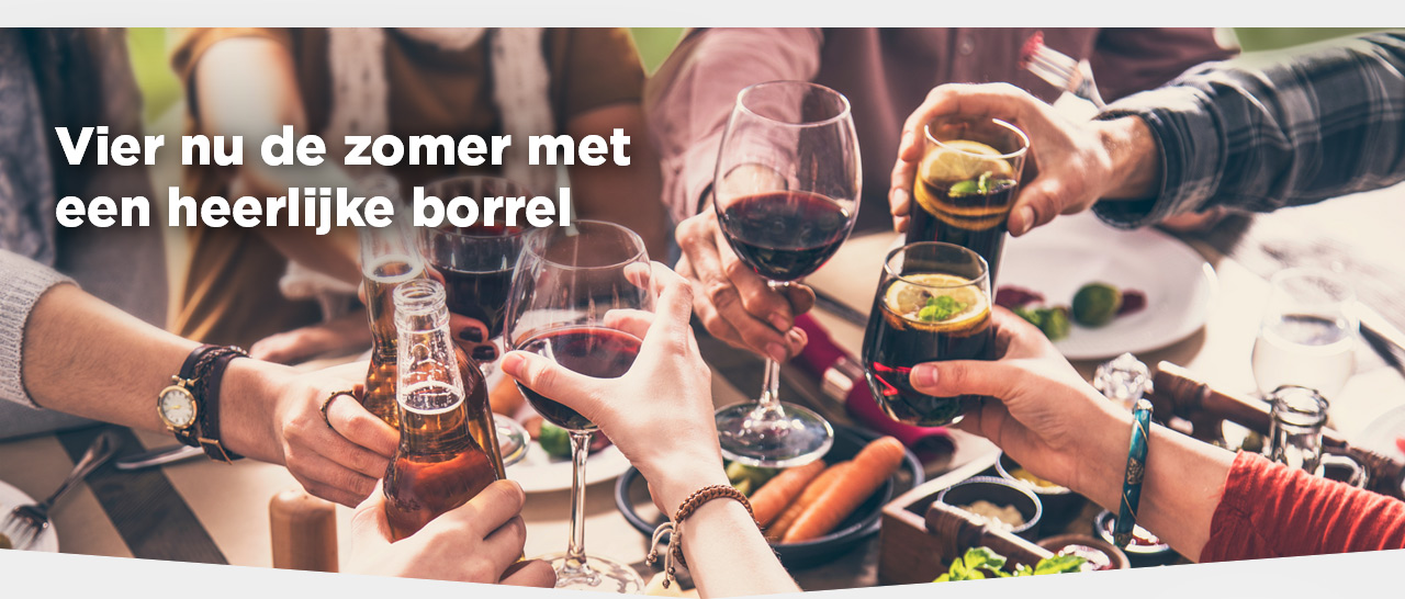 Vier nu de zomer met een heerlijke borrel
