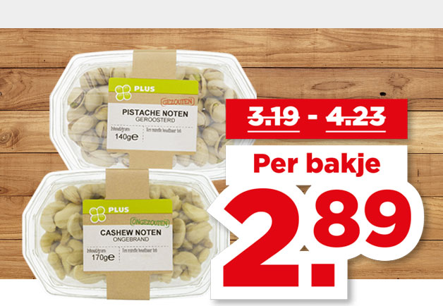 PLUS Noten in cups | Bekijk aanbieding