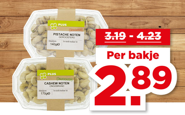PLUS Noten in cups | Bekijk aanbieding