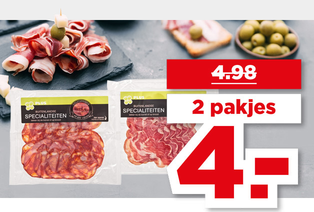 PLUS Buitenlandse vleeswaren | Bekijk aanbieding